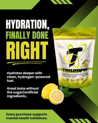 20 Count - Hydrogen Infused Electrolyte Powder - Lemonade